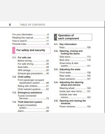 toyota fortuner 2021-2022 owners manual